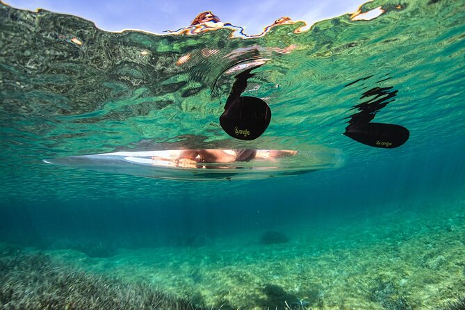 1.5-hour Clear Kayak Rentals: Explore Verudela Cave & Islands - Gliding Over Stoja Bay in a Transparent Kayak