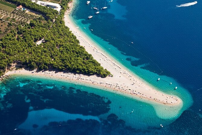 3 Islands Speedboat Tour: Golden Horn, Blue Lagoon & Jelsa Town - Zlatni Rat (Golden Horn) in Bol: Beach Time That Actually Feels Like a Destination