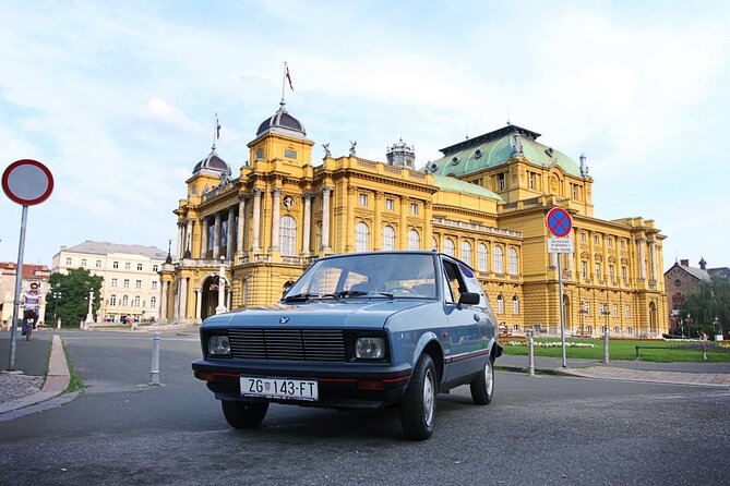 4-hour Private Zagreb & the Mountain Tour in a Yugo car - Classic Zagreb by classic Yugo, and why that changes the vibe