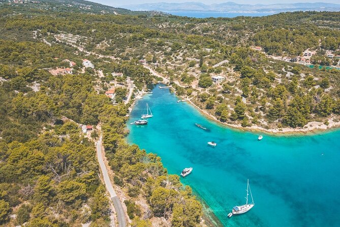 Adriatica Tour ( Blue Lagoon and Solta) from Trogir or Split - Nečujam bay: snorkeling around a sink-boat wreck