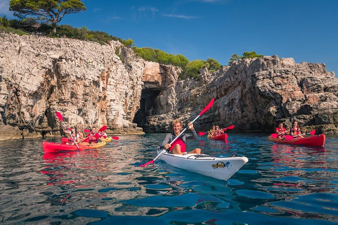 Adventure Dalmatia - Sunset Sea Kayaking & Snorkelling Dubrovnik - Lovrjenac Fortress and Dubrovnik City Walls: paddling under the fortifications