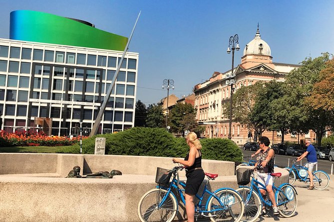 All of Zagreb Bike Tour - Upper Town, Gornji Grad: heritage stories plus the hill work