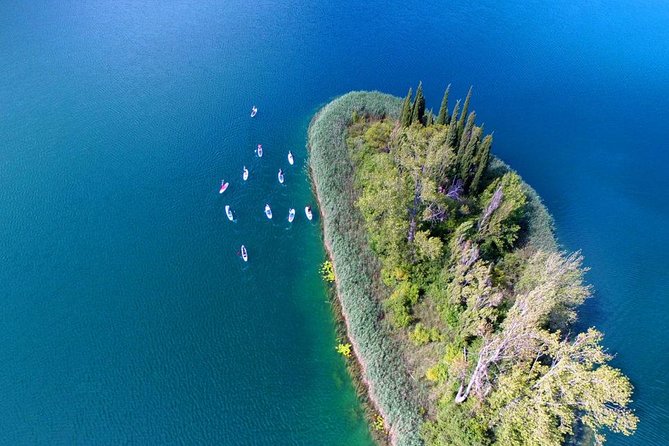 Bacina Lakes Stand-Up Paddle Board Tour - The main route begins: biggest-lake paddling and the Island of Love loop