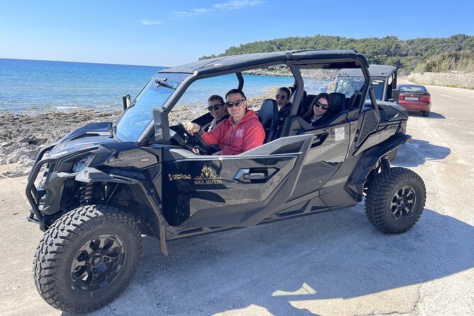 Best of Korcula island winery's by 4X4 Canam buggys with lunch - Key highlights at a glance