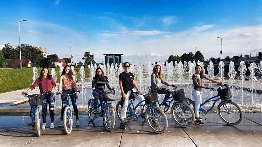 Best of Zagreb: 4-Hour Cycling Tour - Meeting at Blue Bike Zagreb, then getting rolling