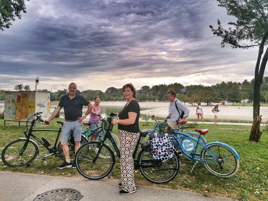 Best of Zagreb: 4-Hour Cycling Tour - Lower Town: National Theater, Parliament, Government house, and the green horseshoe