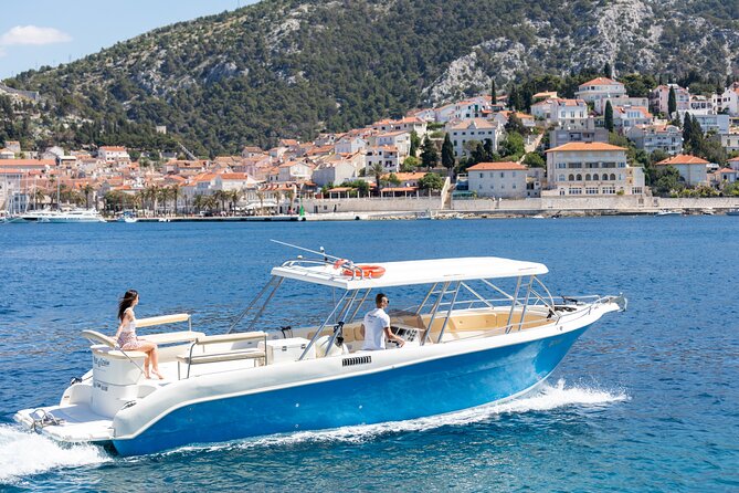 Blue and Green Cave Speedboat Excursion from Hvar Town - Pakleni Islands in front of Hvar: island-hopping that keeps the day moving