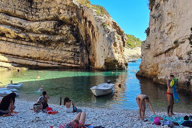Blue cave and Hvar - 5 Islands speedboat tour from Split - Stop 1, Biševo and the Blue Cave glow