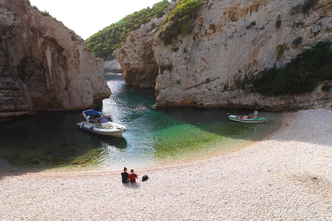 Blue Cave and Pakleni Islands group Tour from Hvar - Palmižana on the Pakleni Islands: Sandy Beach Time Where Cars Do Not Exist