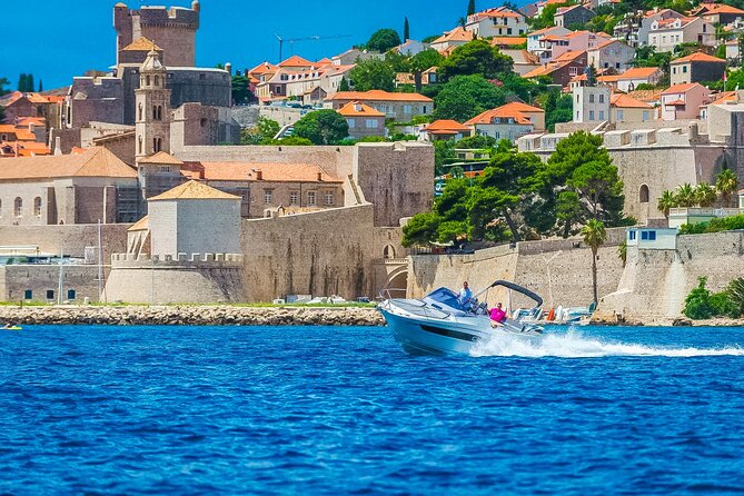 Blue Cave and Šunj Beach Speedboat Tour from Dubrovnik - Stop 2, Koločep Island and three hidden caves: the story part