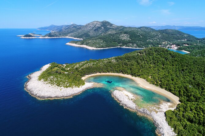 Boat Tour to Mljet National Park & 3 Islands - Lopud first: palm trees, church views, and calmer pacing
