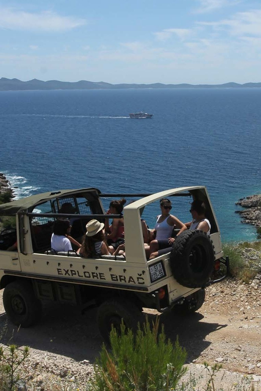 Brač: Island Exploration Tour by Four-Wheel Drive Jeep - Donji Humac Stone Quarry, Cut Limestone, and the Echo