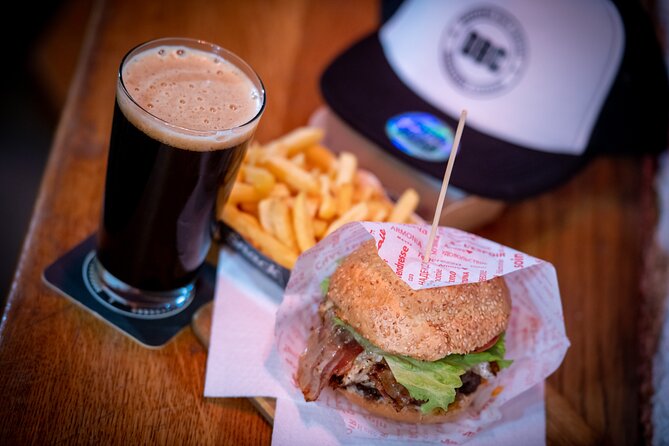 Brewery Tour with Food included - The beer flight details: four fresh pours, sized right
