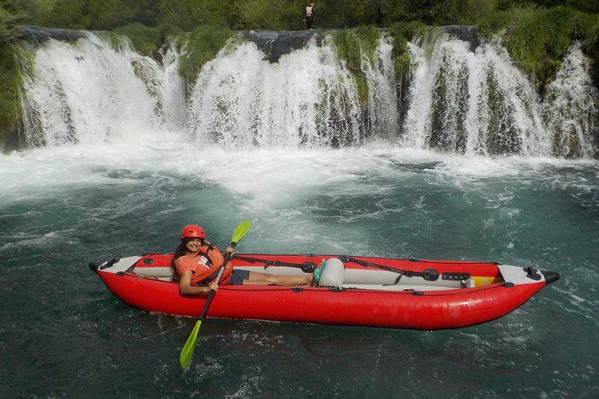 Canoe safari / rafting on river Zrmanja - Waterfall moment on the route, and why it changes the energy
