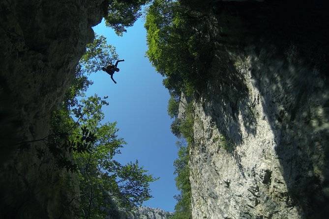 Canyoning basic on Cetina river from Omiš - The Kraljevac power plant finish, then back to Omiš
