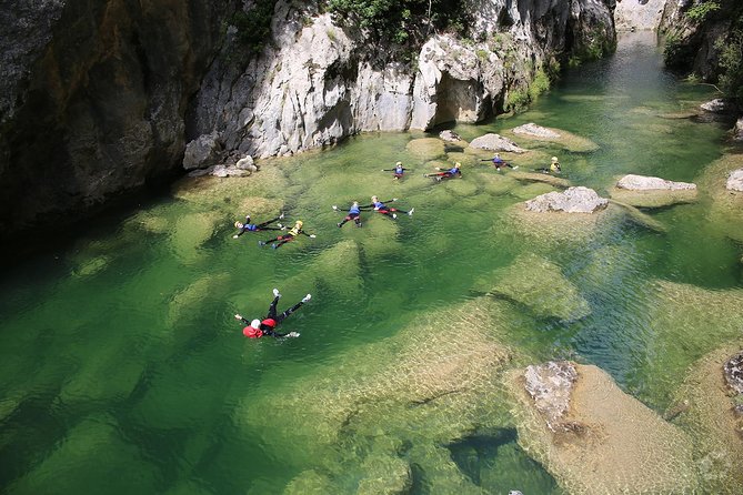 Canyoning on Cetina River Adventure from Split or Zadvarje - Safety First, Then Action: Helmets, Life Jackets, and Instruction