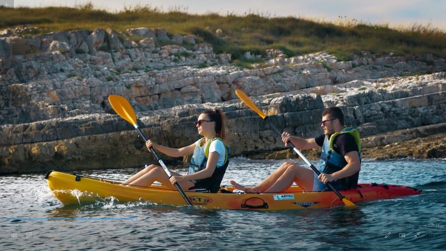 Cape Kamenjak: Kayak Tour with Cave Experience - Snorkeling with real marine life, not just a loop