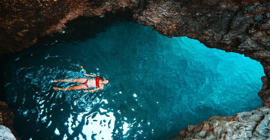 Cape Kamenjak: Kayak Tour with Cave Experience - Cliff jumping: adrenaline with coaching and timing