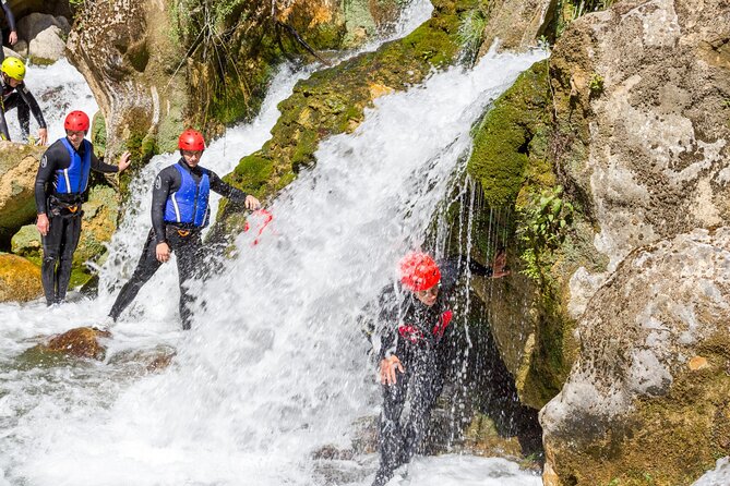 Cetina River Extreme Canyoning Adventure from Split or Zadvarje - Velika Gubavica Waterfall Rope Descent and Lake Swim