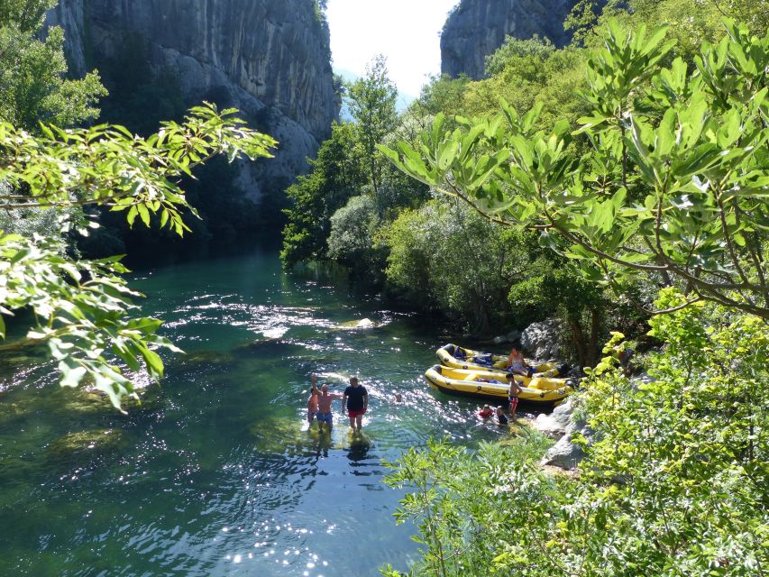 Cetina River: Rafting and Cliff Jumping Tour - Cliff jumping up to 5 meters: the thrill, the choice, and the reality