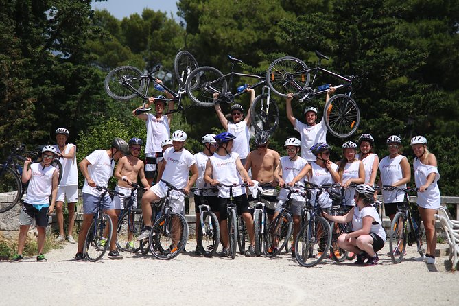 City Bike Tour of Split - A Football and Fritula-Themed Stop Near Poljud Stadium