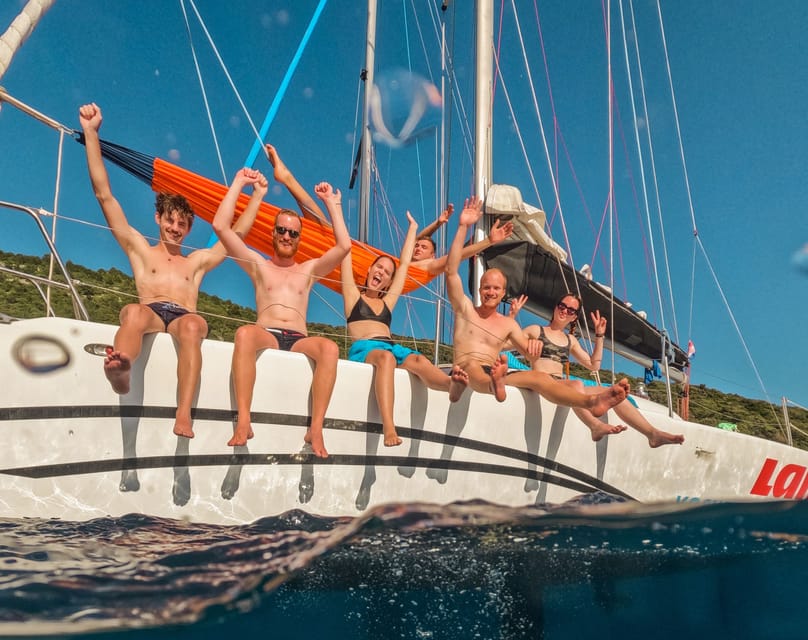 Cres: Sailing Experience Day-Trip - Grabrovica, also called the Silver Lagoon: cliffs, pebbles, and first swim energy