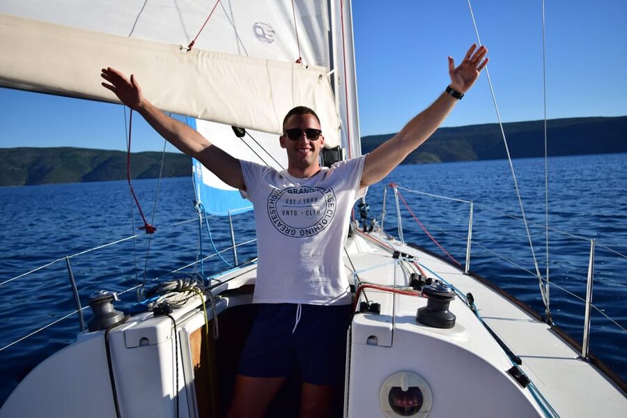 Cres: Sailing Experience Day-Trip - Blue Cave stop: intense blue reflections and cave swimming if you want