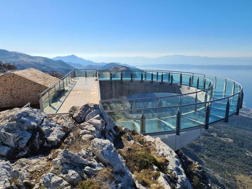 Day tour Skywalk Biokovo - Glass Over Biokovo Cliffs at 1,228m