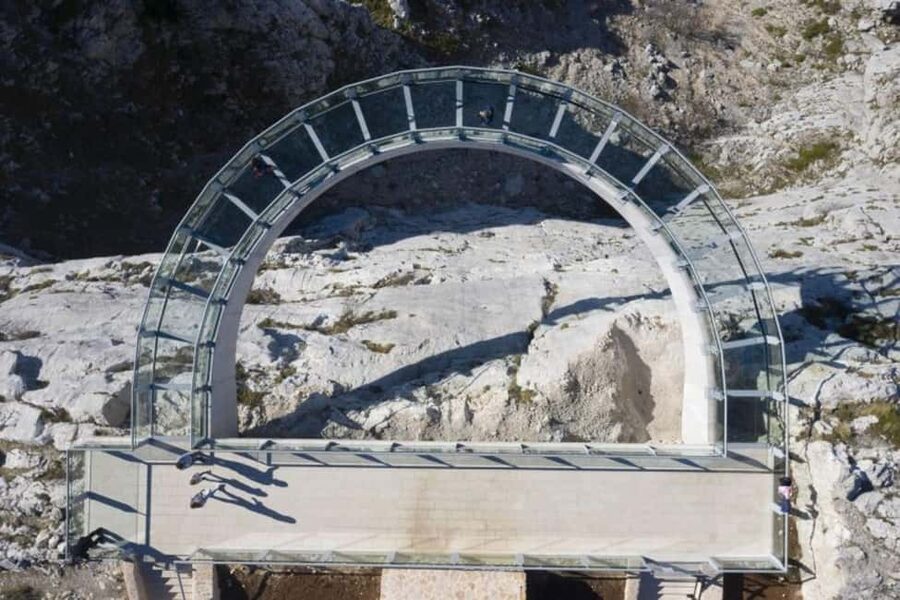 Day tour Skywalk Biokovo - Getting There From Makarska Riviera in a Comfortable Air-Conditioned Minivan