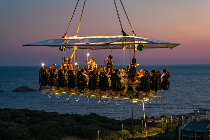 Dinner in the Sky Dubrovnik - Dine 50m above ground - From Valamar Lacroma to 50 meters up: what the experience is like