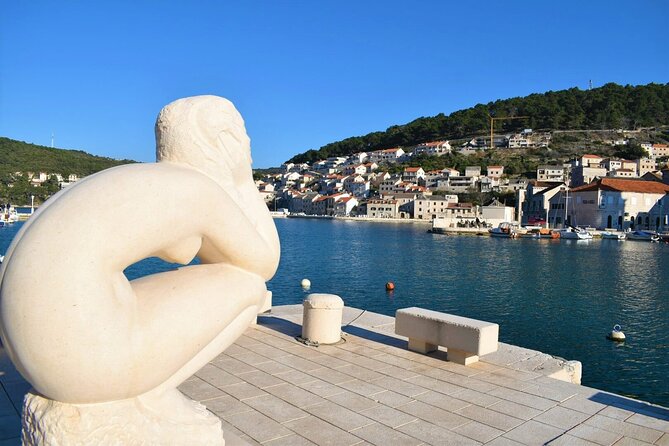 Discover Brac Island by Private Boat - Visit Bol and Hidden Bays - Pucisce hidden bay swim stop: the quieter finale