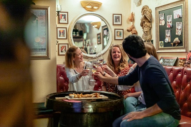 Drinks & Bites in Dubrovnik Private Tour - Prijeko Street: a local producer’s wine bar with red wine and veggie bruschetta