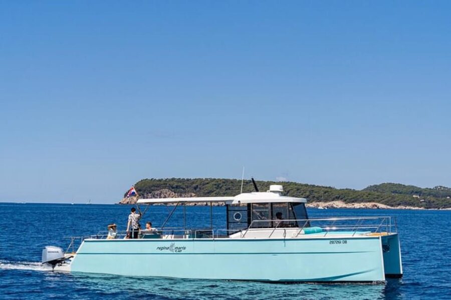 Dubrovnik: Blue Cave Catamaran Tour with Drinks and Snorkel - Green Cave Swim: Your First Real Glimpse of the Cave World