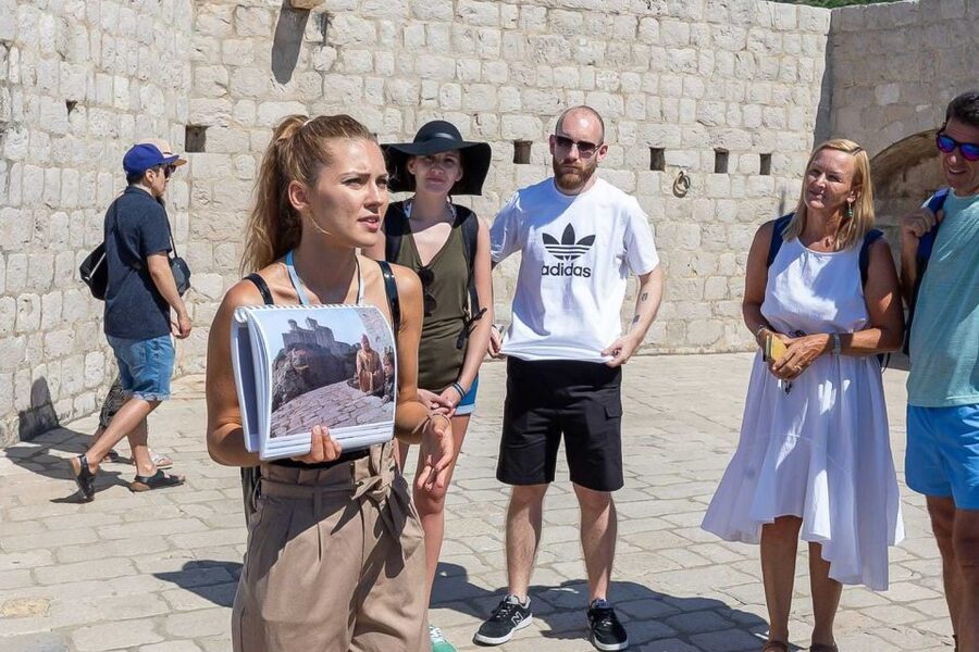 Dubrovnik: Game of Thrones&Lokrum Island Walking Tour - Benedictine Monastery and the Official Iron Throne Photo Stop