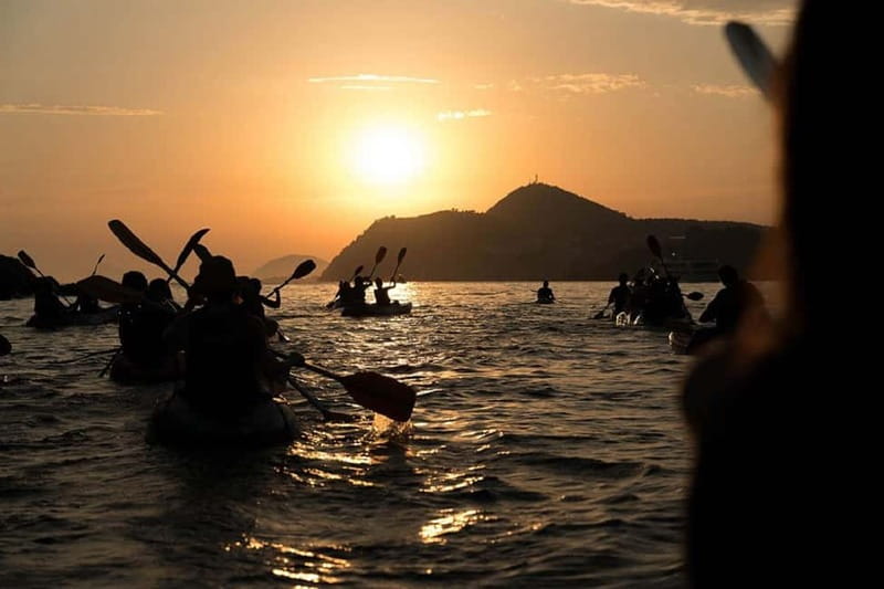 Dubrovnik: Guided Sunset Sea Kayaking with Snacks and Wine - Sunset kayaking from Pile Gate, the Dubrovnik way
