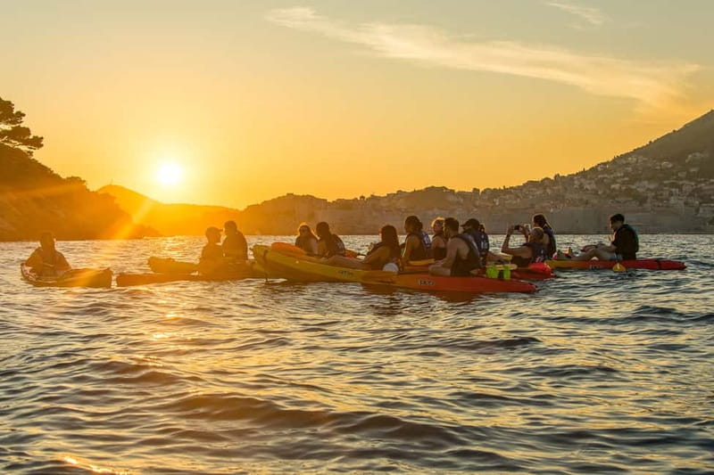 Dubrovnik: Guided Sunset Sea Kayaking with Snacks and Wine - How hard is 7.5 km in a double kayak?