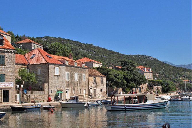 Dubrovnik Island-Hopping Cruise in the Elaphites with Lunch - Stop 1, Koločep: citrus gardens, pine shade, and a 15th-century church