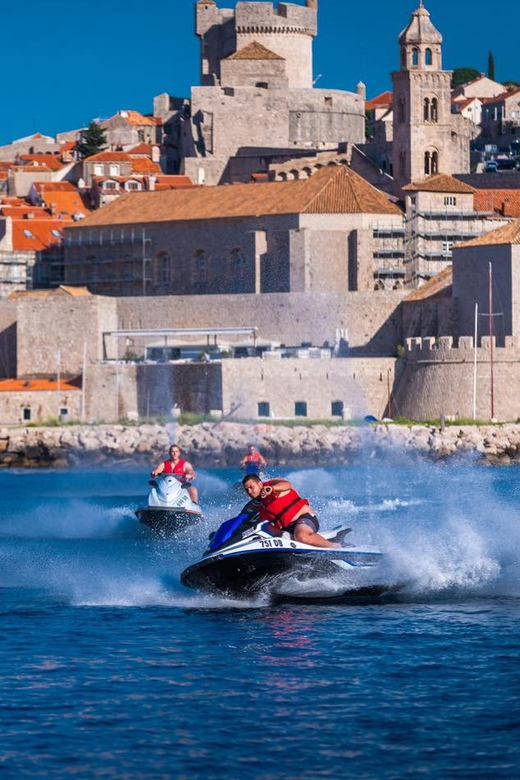 Dubrovnik: Jet Ski Tour - Old Town Walls, Towers, Forts, and Bastions from Sea Level