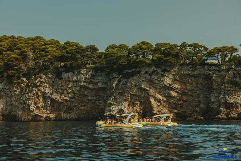 Dubrovnik: Morning Blue Cave speedboat tour with drinks - Lokrum Island: a quick swim and a glass of wine with the views