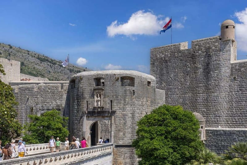 Dubrovnik: Pile Gate & Old Town with Spices and Hidden Gems - City Walls, harbor calm, and where the tour ends