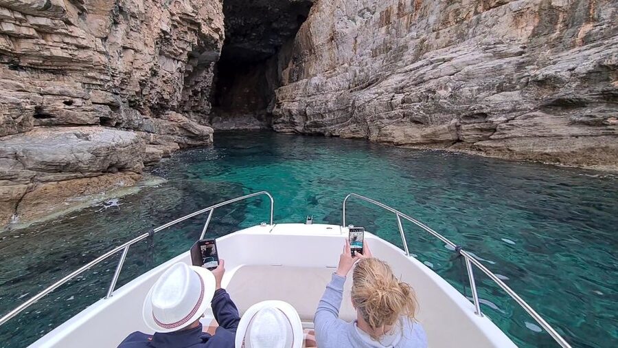 Dubrovnik Private Speedboat Tour to Elaphite Islands - Koločep and the Blue and Green Caves: snorkeling time that you control