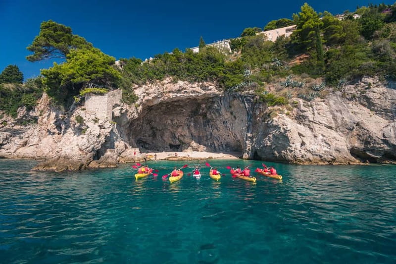 Dubrovnik: Sea Kayaking&Snorkelling Guided Day/Sunset Tours - Betina Cave snorkel stop, what to expect during the swim break