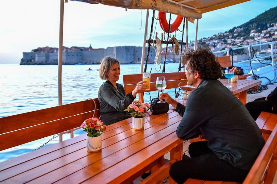Dubrovnik: Sunset Dinner Cruise around the Old Town - Dinner at sea: Popara plus a traditional, fish-focused menu