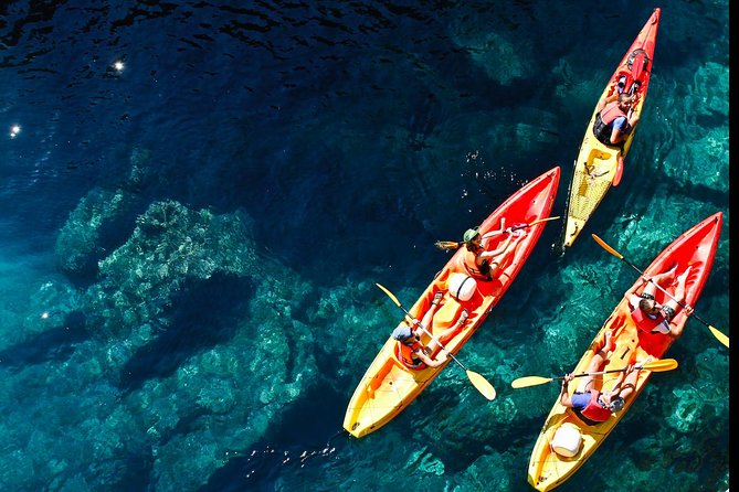 Dubrovnik: Sunset Kayaking & Snorkeling with water &wine - Lokrum swim time: short, fun, and not the same as a full island day