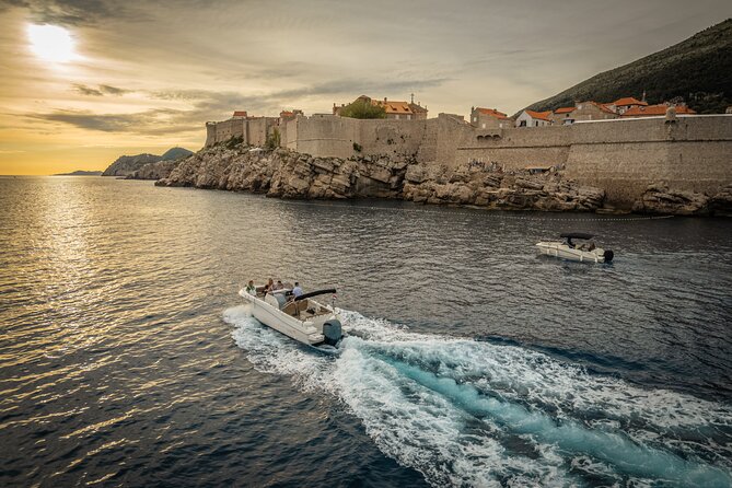 Dubrovnik Sunset Tour By Boat With Local - Getting on board: meeting point, private group size, and how to use your time