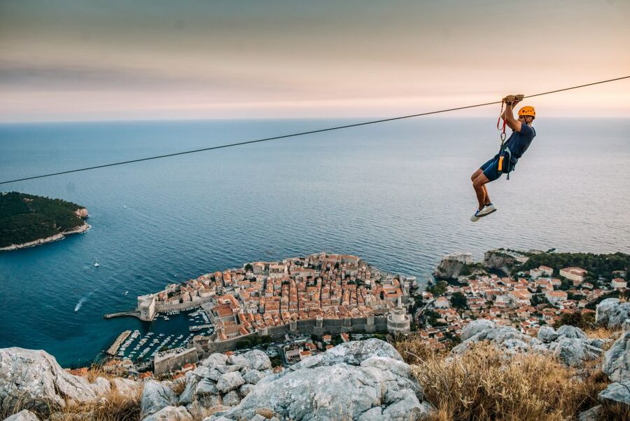 Dubrovnik: Sunset Zip Line Experience Followed by Wine - Safety briefing and gear check that actually makes you calm