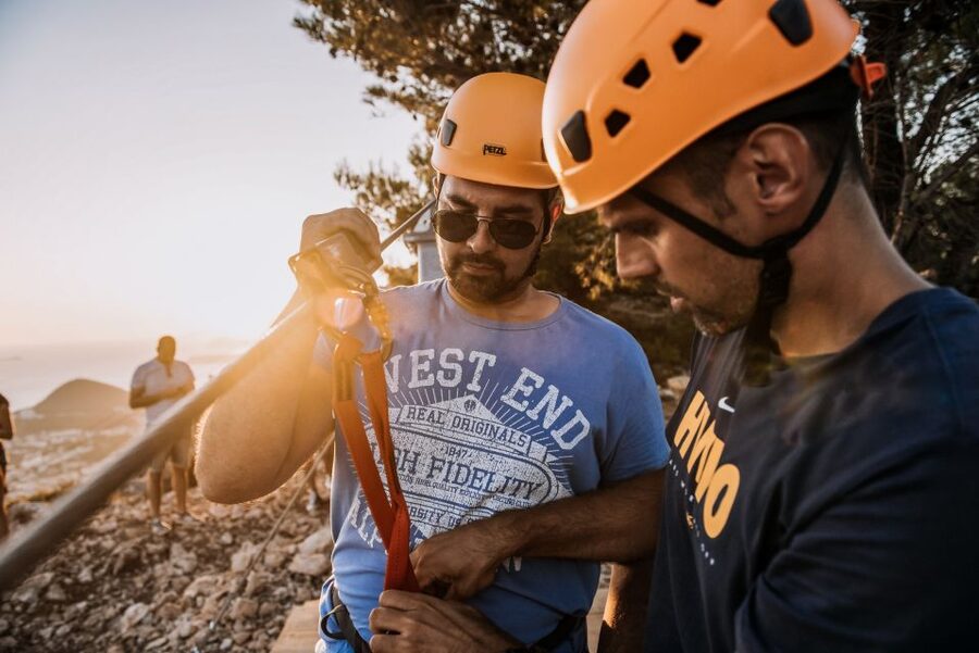 Dubrovnik: Sunset Zip Line Experience Followed by Wine - Training short course to first takeoff: learning braking and finding your rhythm