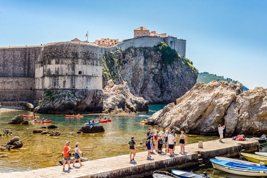Dubrovnik: The Original Game of Thrones Tour & Lokrum Option - The Lokrum ferry, Qarth filming context, and the official Iron Throne