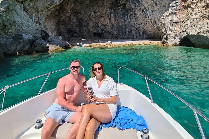 Explore Blue & Green Caves With Speedboat - Private Tour - Stop 3 near Lokrum: Betina Cave shade and Pidgeon’s Cave waves
