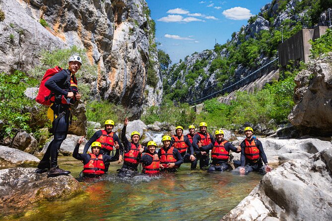 Extreme Canyoning on Cetina River from Split or Šestanovac - The 6-hour flow: active time in the canyon